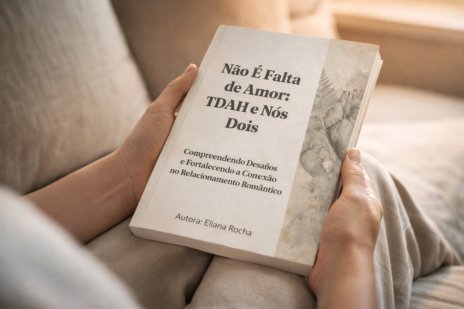 Capa do livro Não é Falta de Amor